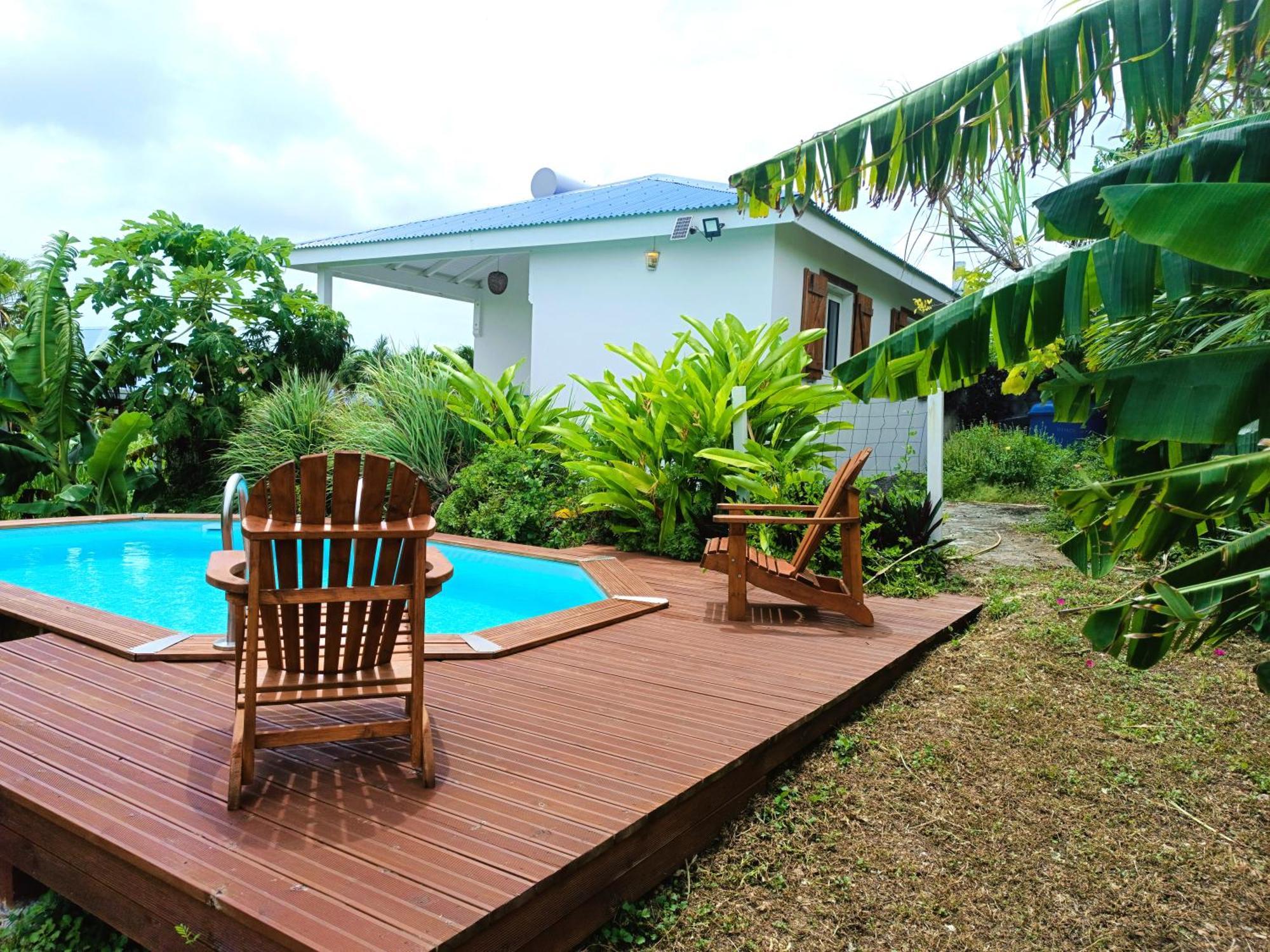 Kaz A Klemence Gite Creole Avec Piscine Et Table Dhotes A Anse Bertrand Buitenkant foto